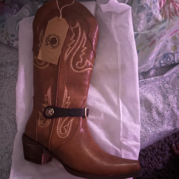 Rose gentle cowgirl boots - Picture 1 of 5